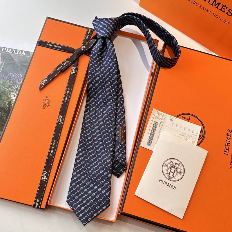 GRAVATA HERMES CHAÎNE D'ANCRE