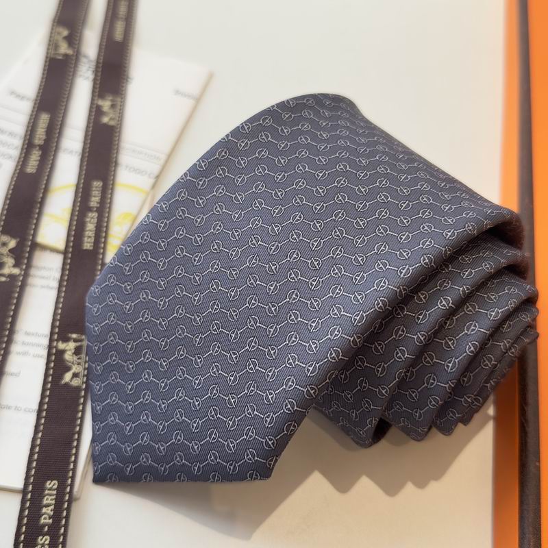 GRAVATAS HERMES  DE SEDA  GLÉNAN ZIG ZAG