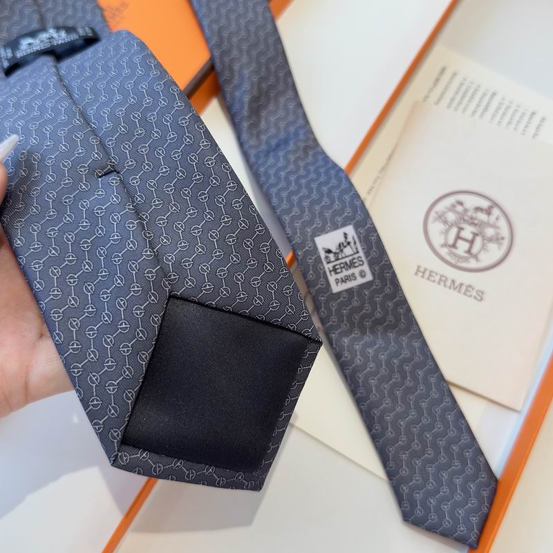 GRAVATAS HERMES  DE SEDA  GLÉNAN ZIG ZAG