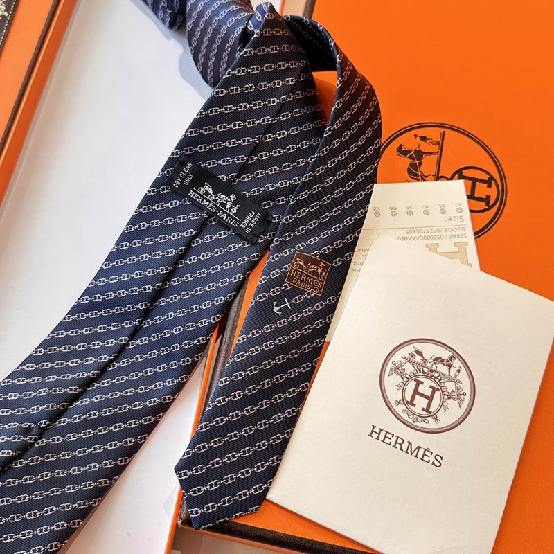 GRAVATA HERMES CHAÎNE D'ANCRE