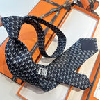 GRAVATA HERMES EM SARJA DE SEDA IMPRIMEÉ  ORIGAMI HORSE