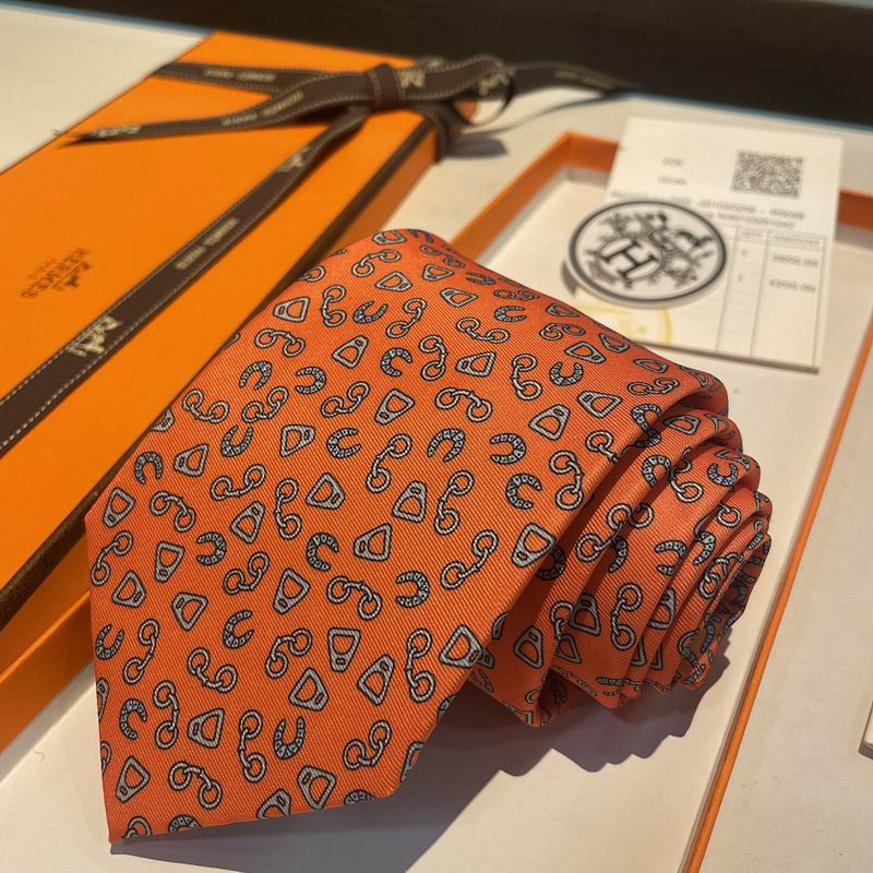 GRAVATAS HERMES  DE SEDA  MARÉCHAL FERRANT
