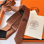 GRAVATA HERMES CHAÎNE D'ANCRE
