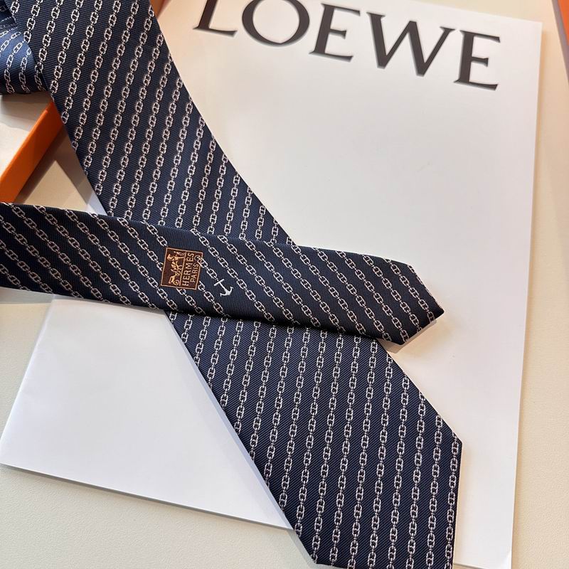 GRAVATA HERMES CHAÎNE D'ANCRE