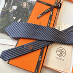 GRAVATA HERMES CHAÎNE D'ANCRE
