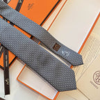 GRAVATAS HERMES  DE SEDA  MICRO H