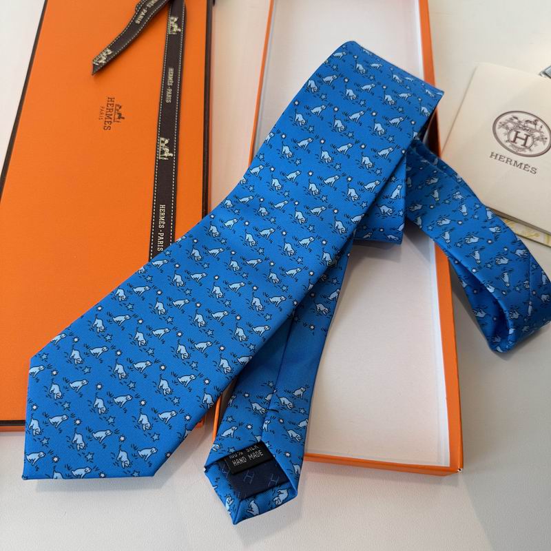 GRAVATA HERMES SARJA DE SEDA PUPPY DREAM  "SONHO DE FILHOTE"