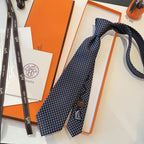 GRAVATAS HERMES  DE SEDA  MICRO H