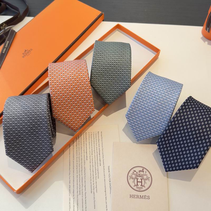 GRAVATAS HERMES  DE SEDA  MICRO H