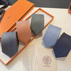 GRAVATAS HERMES  DE SEDA  MICRO H