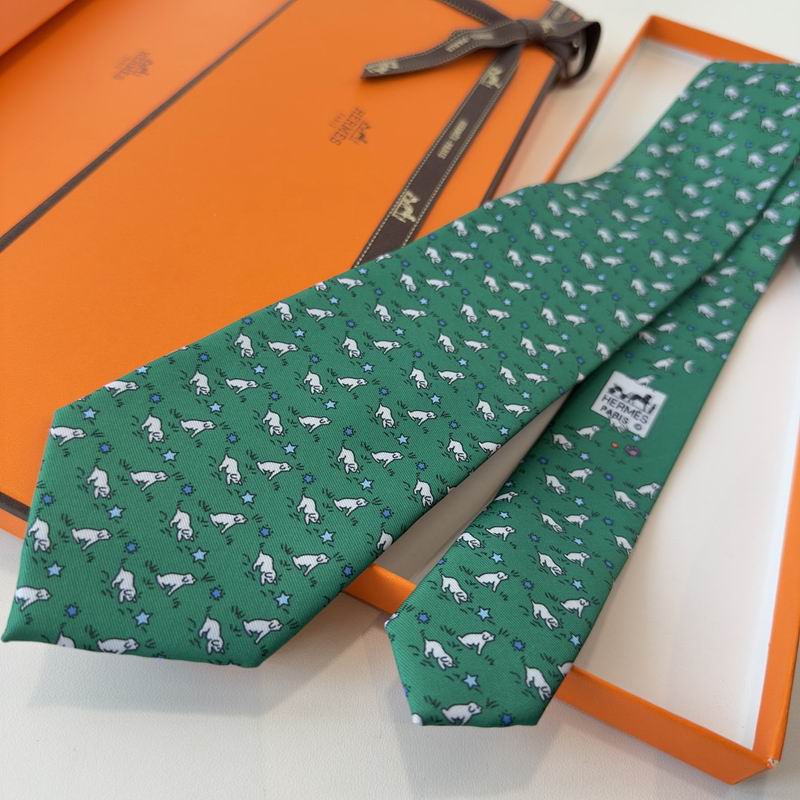 GRAVATA HERMES SARJA DE SEDA PUPPY DREAM  "SONHO DE FILHOTE"