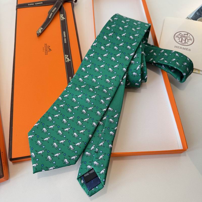 GRAVATA HERMES SARJA DE SEDA PUPPY DREAM  "SONHO DE FILHOTE"