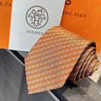 GRAVATA HERMES CHAÎNE D'ANCRE