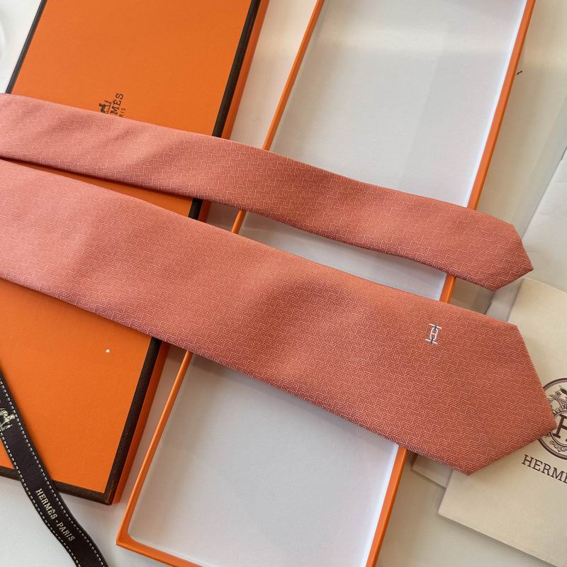 GRAVATAS HERMES  DE SEDA  MAILLON OVERBOARD TIE