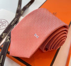 GRAVATAS HERMES  DE SEDA  MAILLON OVERBOARD TIE