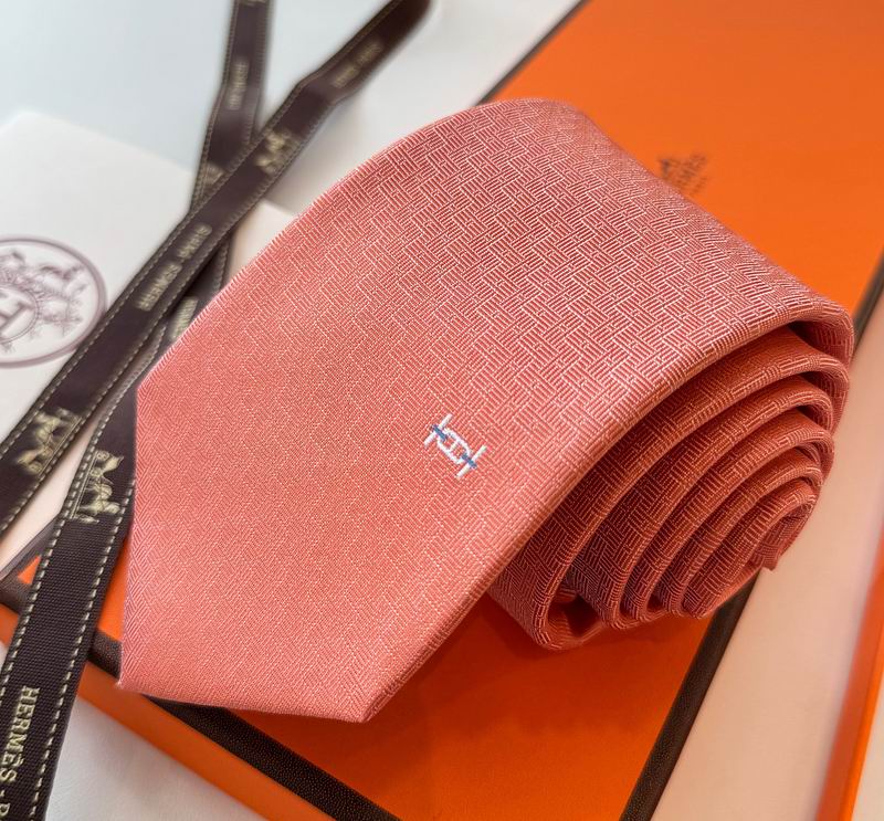 GRAVATAS HERMES  DE SEDA  MAILLON OVERBOARD TIE
