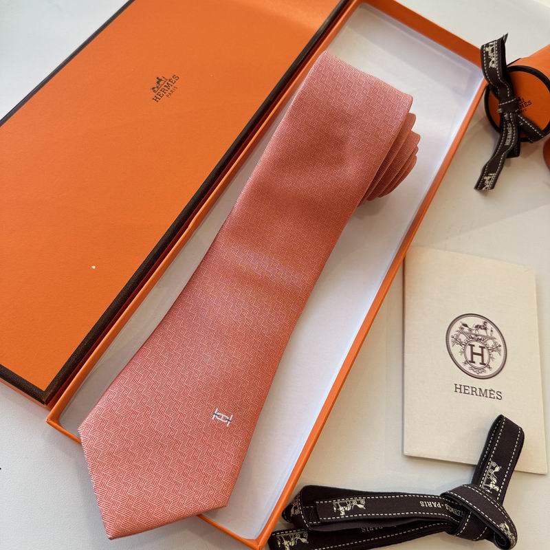 GRAVATAS HERMES  DE SEDA  MAILLON OVERBOARD TIE