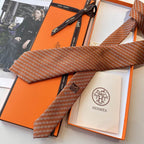 GRAVATA HERMES CHAÎNE D'ANCRE