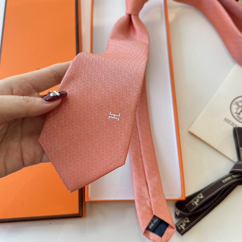 GRAVATAS HERMES  DE SEDA  MAILLON OVERBOARD TIE