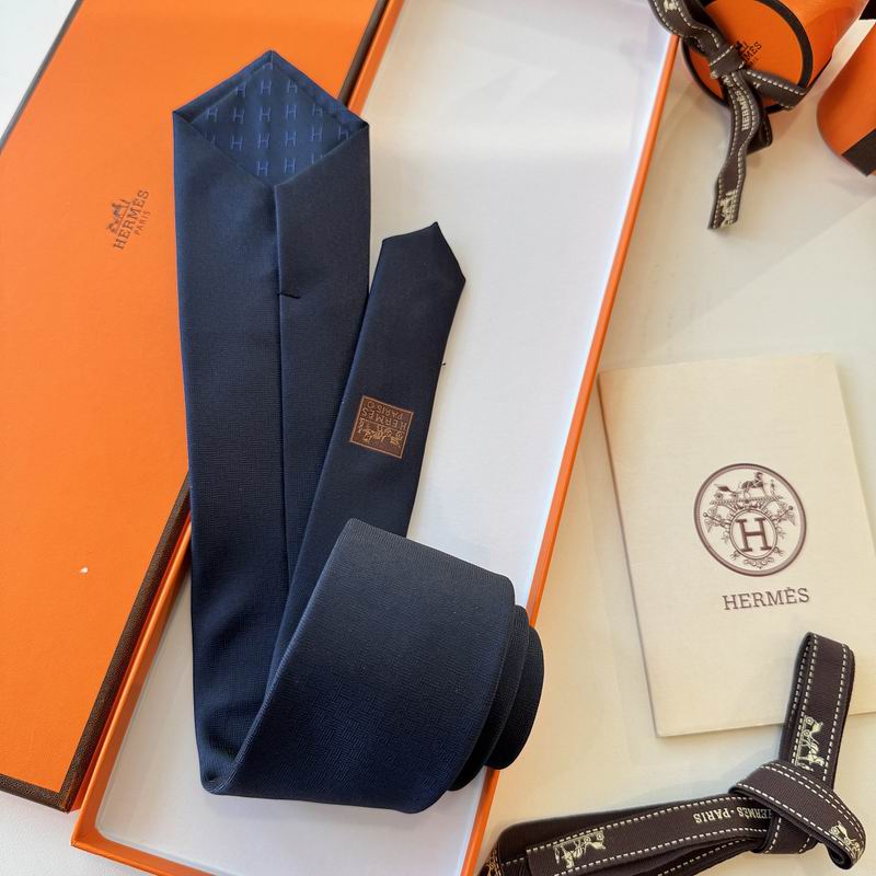 GRAVATAS HERMES  DE SEDA  MAILLON OVERBOARD TIE