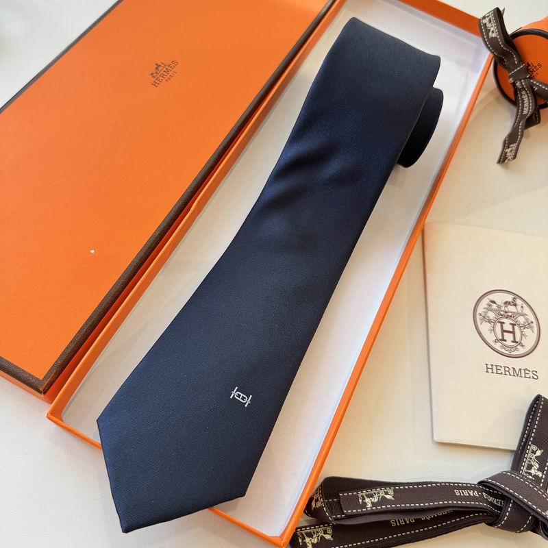 GRAVATAS HERMES  DE SEDA  MAILLON OVERBOARD TIE
