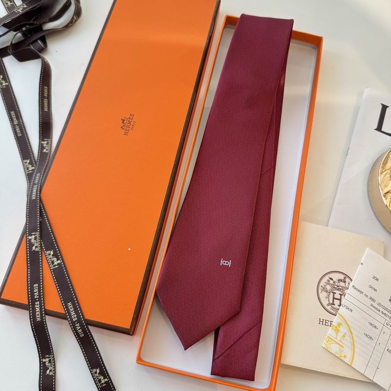 GRAVATAS HERMES  DE SEDA  MAILLON OVERBOARD TIE