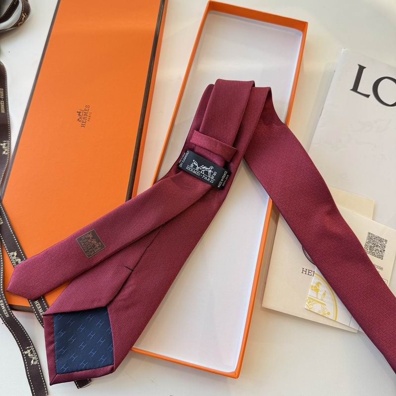 GRAVATAS HERMES  DE SEDA  MAILLON OVERBOARD TIE