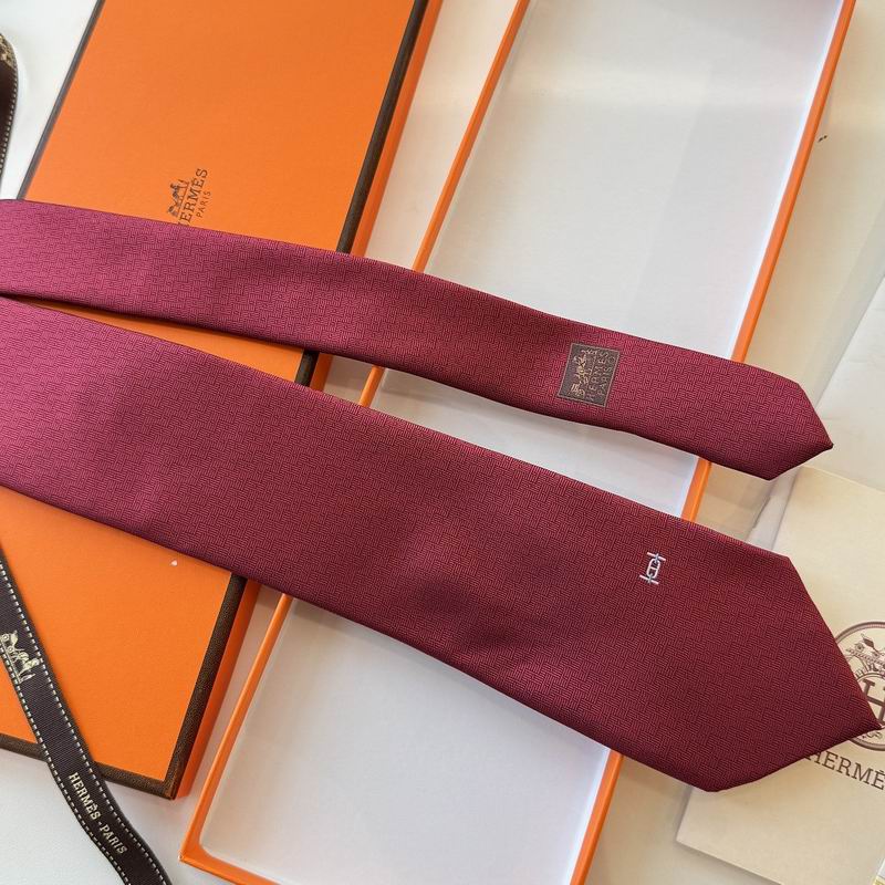GRAVATAS HERMES  DE SEDA  MAILLON OVERBOARD TIE