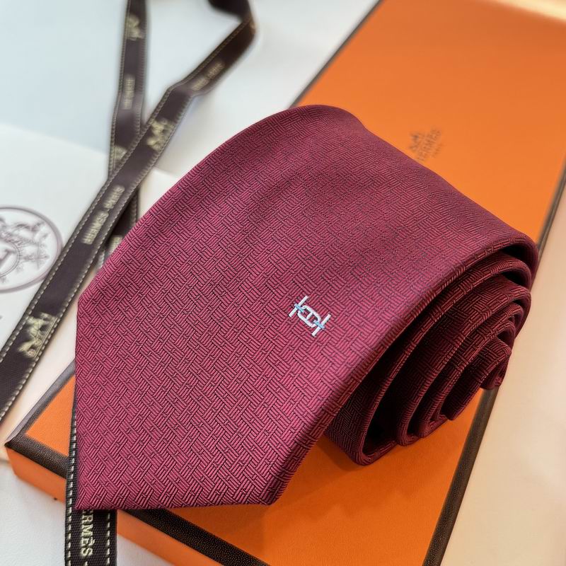 GRAVATAS HERMES  DE SEDA  MAILLON OVERBOARD TIE