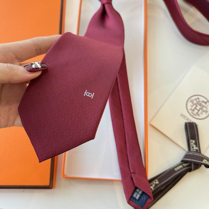 GRAVATAS HERMES  DE SEDA  MAILLON OVERBOARD TIE
