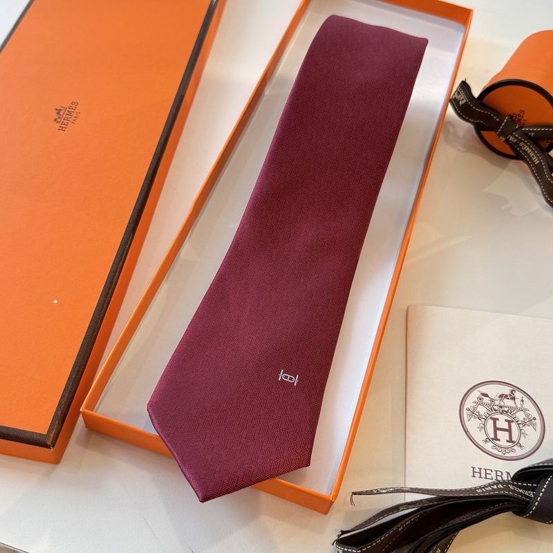 GRAVATAS HERMES  DE SEDA  MAILLON OVERBOARD TIE