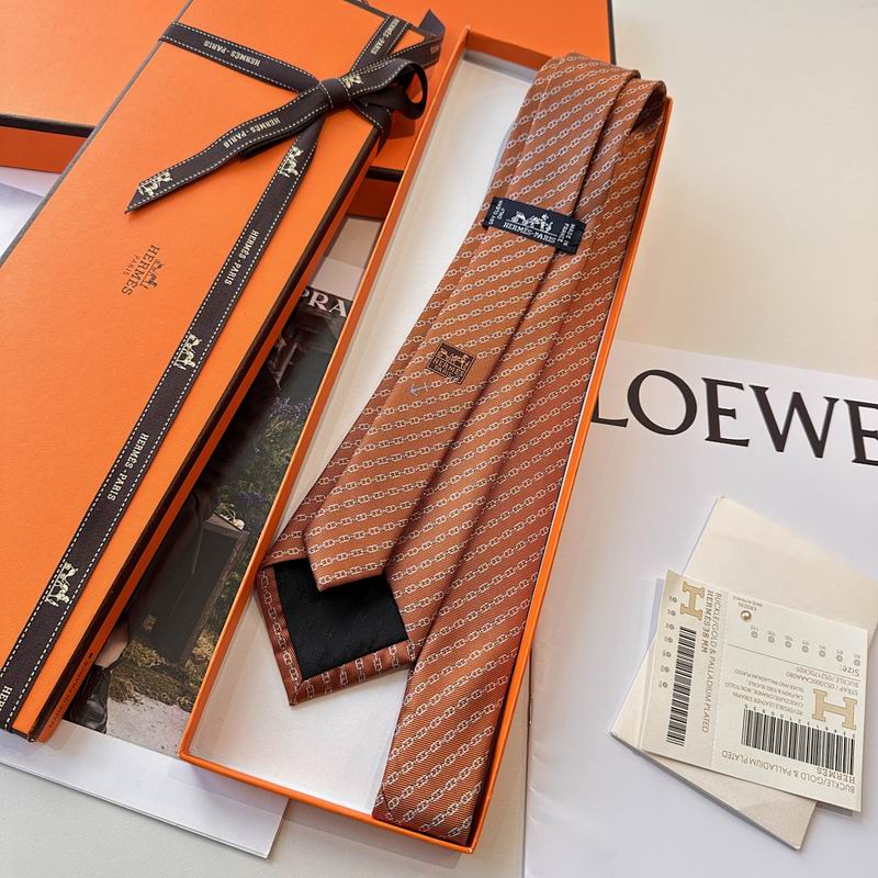 GRAVATA HERMES CHAÎNE D'ANCRE
