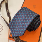 GRAVATAS HERMES  DE SEDA  PADRÃO "H"