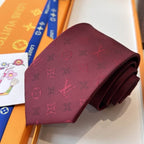GRAVATAS LOUIS VUITTON MONOGRAM STARS SEDA
