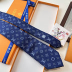 GRAVATAS LOUIS VUITTON MONOGRAM STARS SEDA