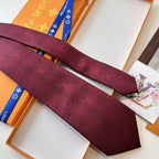 GRAVATAS LOUIS VUITTON MONOGRAM STARS SEDA
