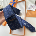 GRAVATAS LOUIS VUITTON MONOGRAM STARS SEDA