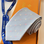 GRAVATAS LOUIS VUITTON  DE SEDA POÁS EM DEGRADÉ MONOGRAM