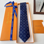 GRAVATAS LOUIS VUITTON MONOGRAM STARS SEDA