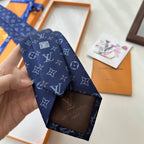 GRAVATAS LOUIS VUITTON MONOGRAM STARS SEDA