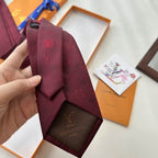 GRAVATAS LOUIS VUITTON MONOGRAM STARS SEDA