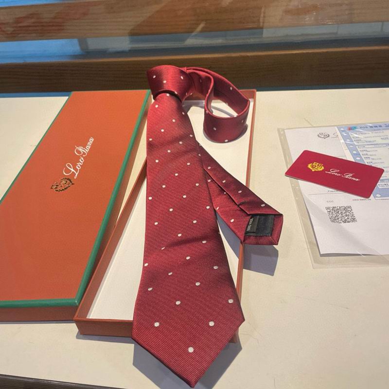 GRAVATA LORO PIANA DE SEDA POLKA DOT SILK TIE