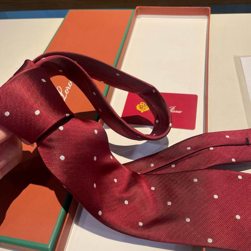GRAVATA LORO PIANA DE SEDA POLKA DOT SILK TIE