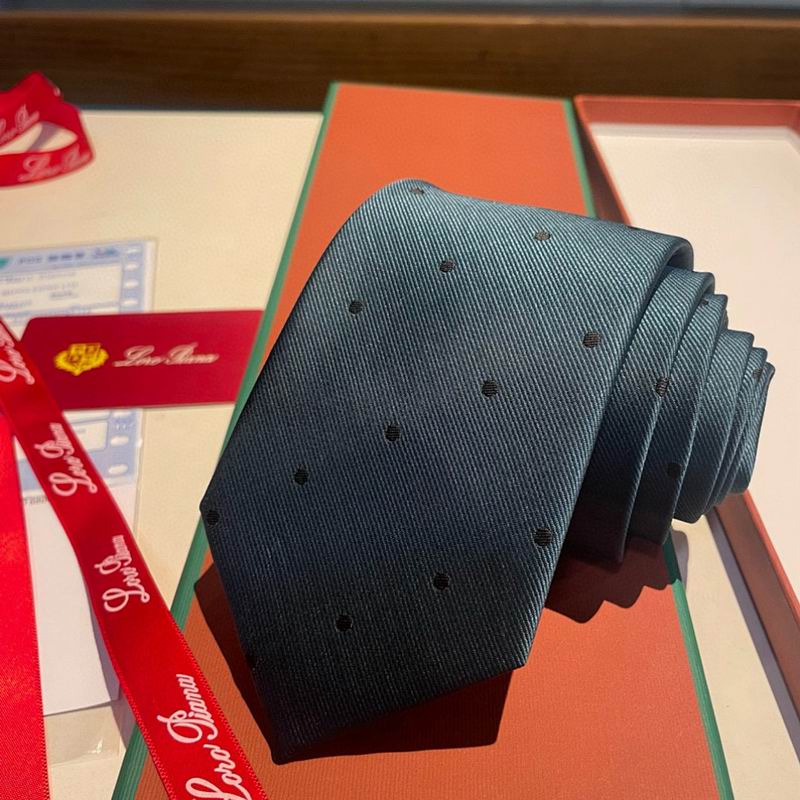 GRAVATA LORO PIANA DE SEDA POLKA DOT SILK TIE