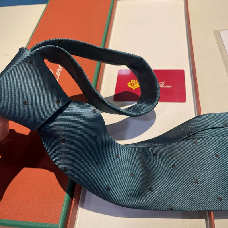 GRAVATA LORO PIANA DE SEDA POLKA DOT SILK TIE