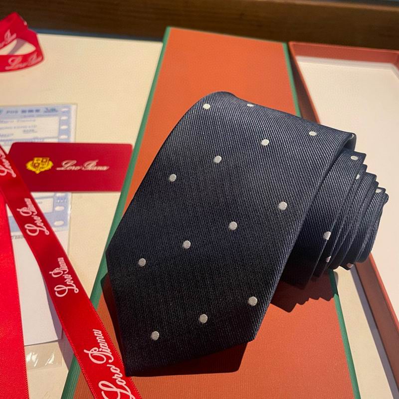 GRAVATA LORO PIANA DE SEDA POLKA DOT SILK TIE
