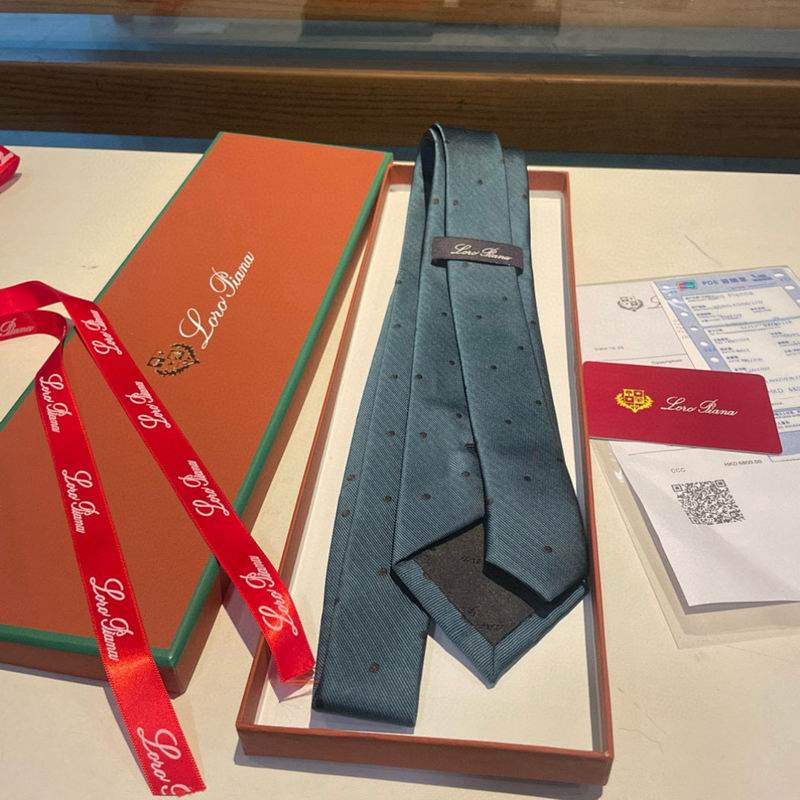 GRAVATA LORO PIANA DE SEDA POLKA DOT SILK TIE