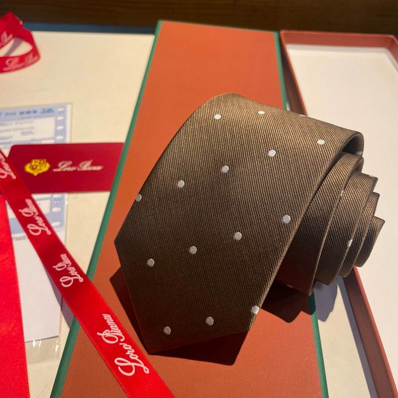GRAVATA LORO PIANA DE SEDA POLKA DOT SILK TIE