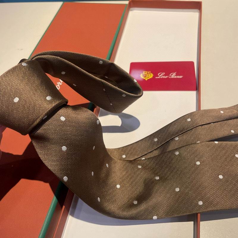 GRAVATA LORO PIANA DE SEDA POLKA DOT SILK TIE