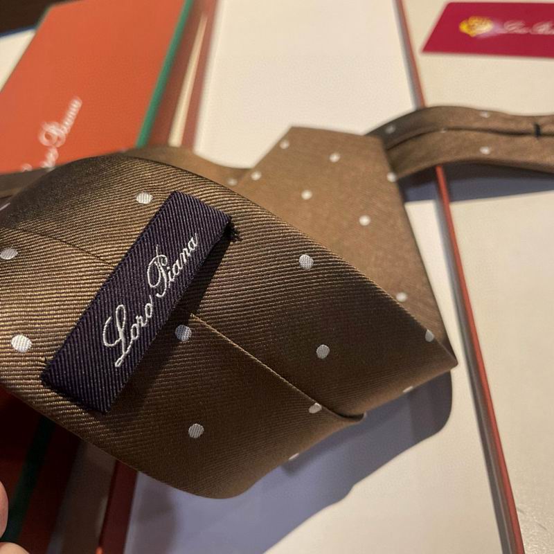 GRAVATA LORO PIANA DE SEDA POLKA DOT SILK TIE